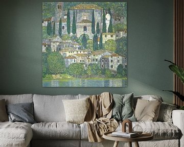 Kerk in Cassone - Gustav Klimt