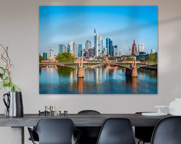 Frankfurt am Main Skyline van Mustafa Kurnaz