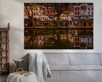 Réflexion dans l'Oude Gracht, Utrecht.