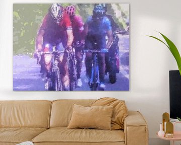 Radfahren bei der Tour de France von Paul Nieuwendijk