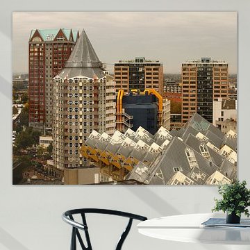 Stadtbild und Skyline von Rotterdam