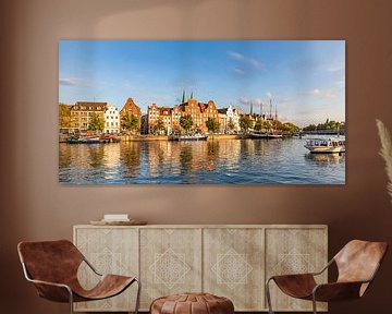 Historic Old Town of the Hanseatic City of Lübeck by Werner Dieterich