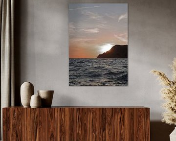 Zonsondergang in Cinque Terre van BY MIRNA