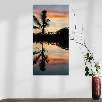 Zonsopkomst op Bali met vulkaan Gunung Agung (deel 3 drieluik)