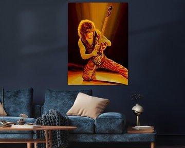 Peinture d'Eddie van Halen  sur Paul Meijering