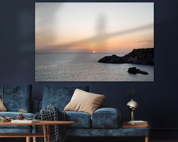 Sonnenuntergang Cala Tarida, Ibiza, September 2021 von Danielle Bosschaart