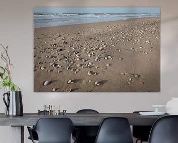 Muscheln und Sand an der Nordsee von Henk Hulshof