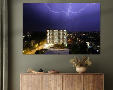 Lightning over Flushing by Patrick Riemens