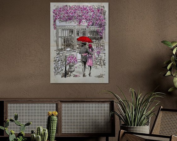 Example of the artwork in a room