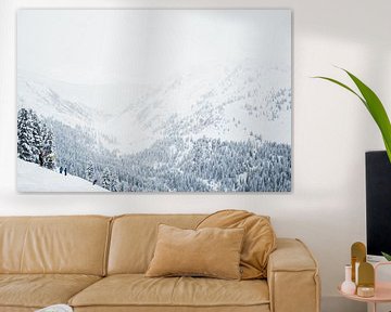 Zillertal Alps in Austria in the Winter by Patrycja Polechonska