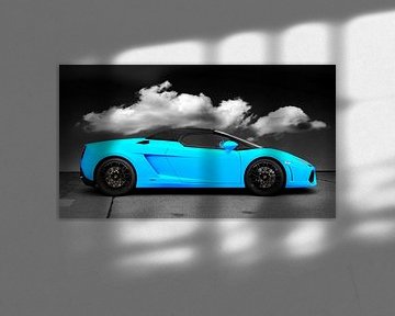 Lamborghini Gallardo LP560 Spyder in light blue