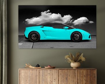 Lamborghini Gallardo LP560 Spyder en cyanure