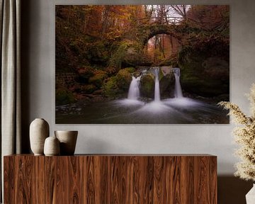 Wasserfall im Herbst im Mullerthal von Paul Begijn