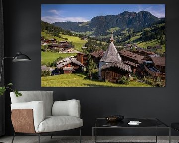 Kijk op het Alpbachtal vanuit Inner Alpbach van Sander Groenendijk