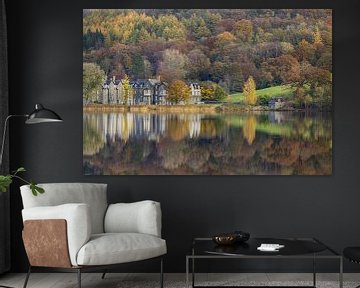 Grasmere automne réflexion Lake District sur Sander Groenendijk