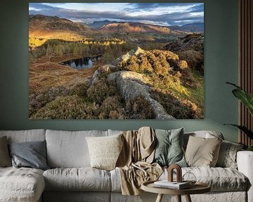 Uitzicht Holmefell Lake District Engeland van Sander Groenendijk