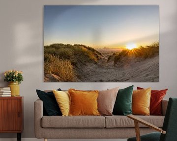 Dune lights on the North Sea beach by Ursula Reins