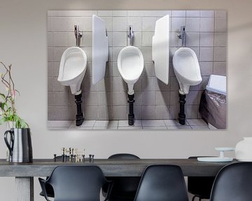 Urinoirs bij de mannen toilet