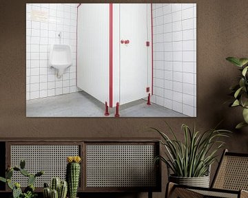 Urinoirs bij de mannen toilet