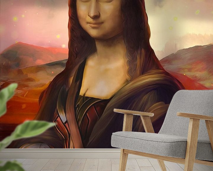 Sfeerimpressie behang: Wonder Mona van Nettsch .