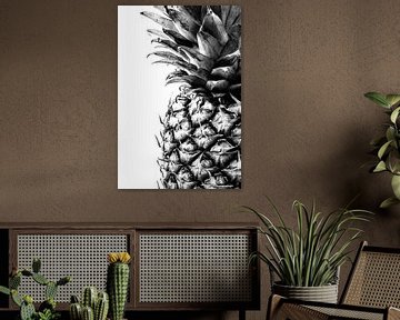 Close up van een ananas van MirjamCornelissen - Fotografie