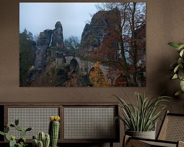 Pont Bastei (Montagnes de grès de l'Elbe / Suisse saxonne) sur t.ART