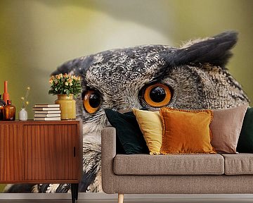 Portret van een Europese Oehoe uil van KB Design & Photography (Karen Brouwer)