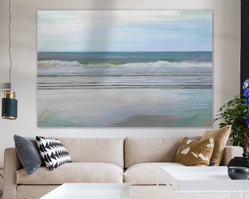Zeezicht digitaal schilderij