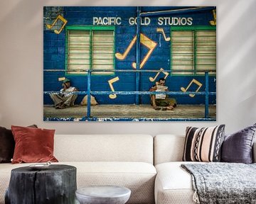 Studio de musique Pacific Gold sur Ron van der Stappen