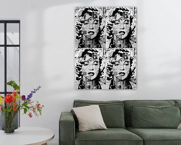 Marilyn Monroe Verbazingwekkend van Kathleen Artist Fine Art