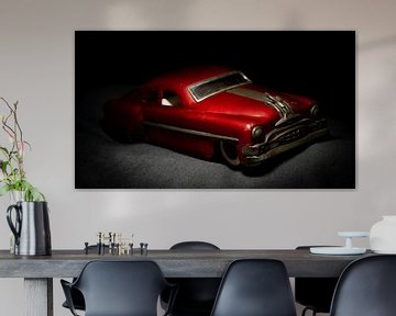 Pontiac Minister Deluxe 1954 vintage tin car, front side by Customvince | Vincent Arnoldussen