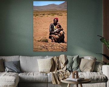 Mother with child Lesotho South Africa by Truus Hagen