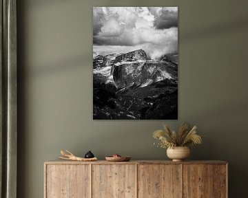 Dolomiten an einem wolkigen Tag von Annika Selma Photography