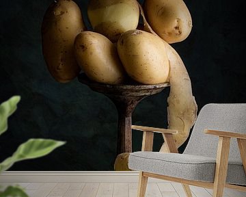 Potato art, new harvest by Clazien Boot