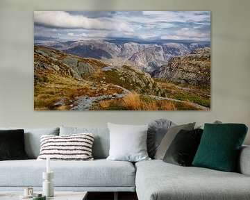 Noorwegen Norway Hiking Kjerag van Sara in t Veld Fotografie