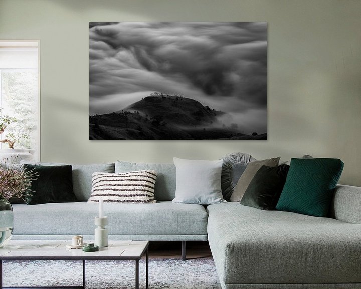 Beispiel: Langzeitbelichtung von Wolken und Bergen mit Blick vom Mount Rinjani in Lombok, Indonesien von Shanti Hesse