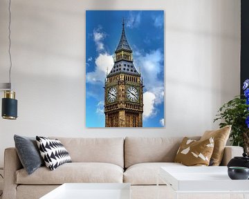 Big Ben Elizabeth Clock Tower London Close-up by Andreea Eva Herczegh