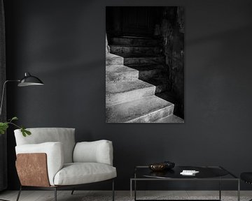 Schwarze und weiße Treppen von Ellis Peeters