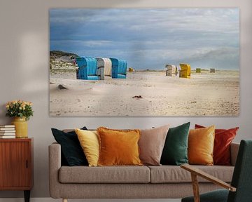 chaises de plage colorées sur Thomas Heitz