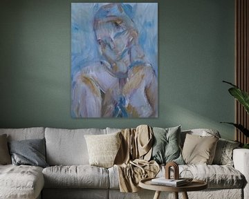 Modern portret van een vrouw van Paul Nieuwendijk