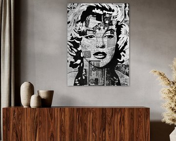 Marilyn Monroe Amazing von Kathleen Artist Fine Art