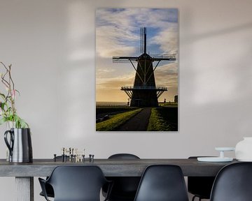 De molen in Vlissingen van Monique Van Den Bogaert