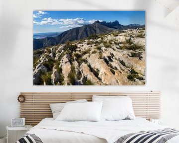 Limestones and the Sierra de Bernia by Adriana Mueller