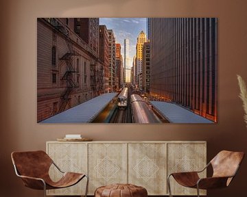 Chicago Illinois Loop von Photo Wall Decoration