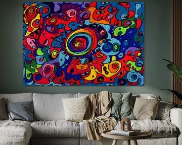 Colorful soul signature von MY HAPPY SOUL ART