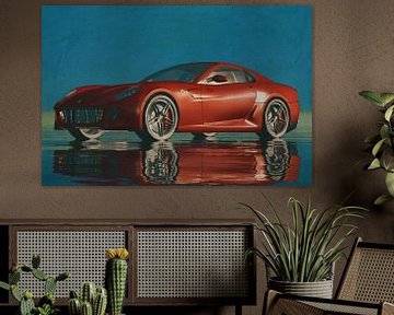Ferrari 599 GTB - The Fastest Sports Car of All Time by Jan Keteleer (JanKé): A Journey Beyond the Canvas