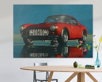 Ferrari 250 GT SWB Berlinetta - A Classic Car From Italy by Jan Keteleer (JanKé): A Journey Beyond the Canvas