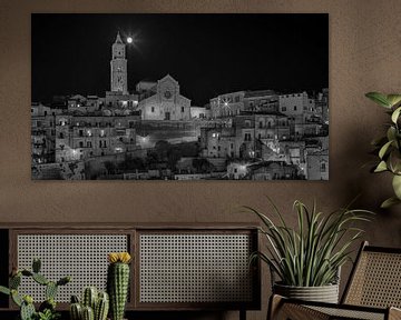 Vollmond über Matera von Teun Ruijters