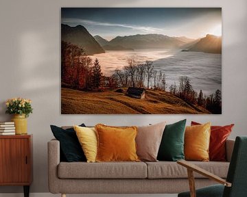 Sonnenuntergang im Herbst von Manuel Gratl