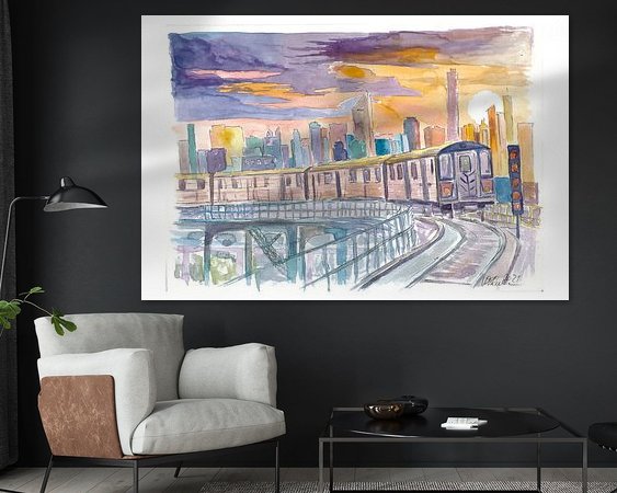 Example of the artwork in a room